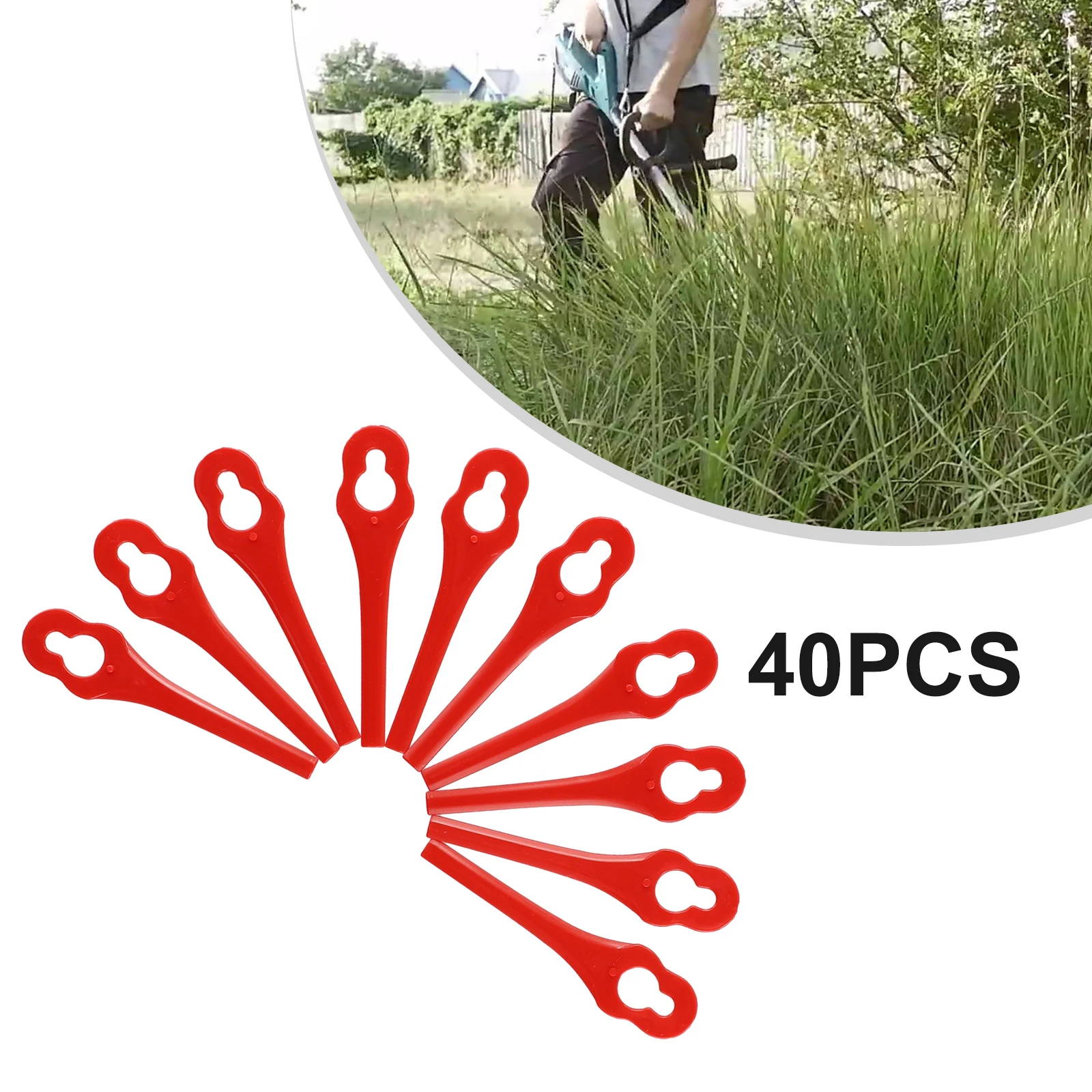 40pcs 83mm Plastic Blades For  - đánh giá và giá Gardening Tools Lidl
