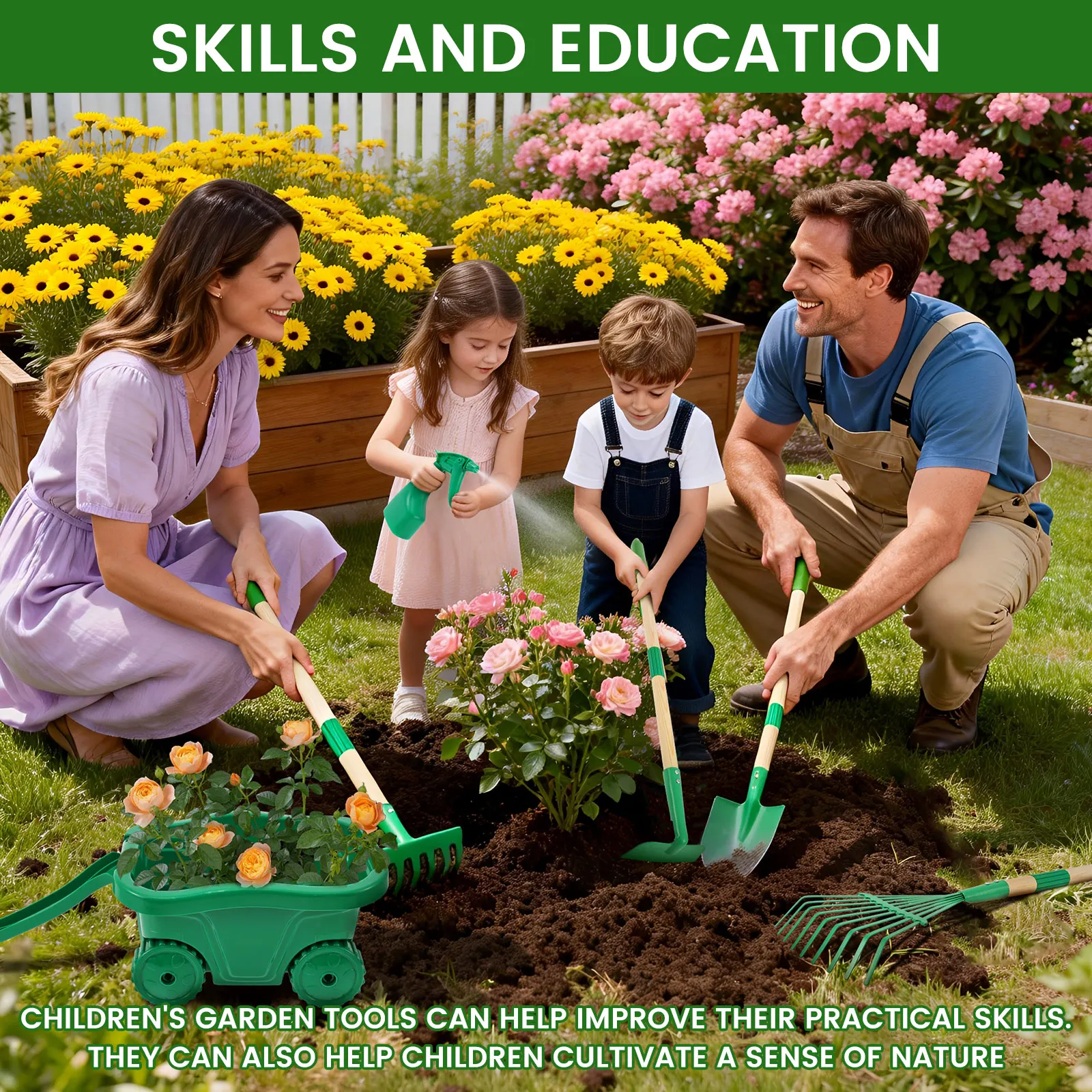 6/7Pcs Kids Gardening Tools Se - đánh giá và giá Gardening Tools Toddler
