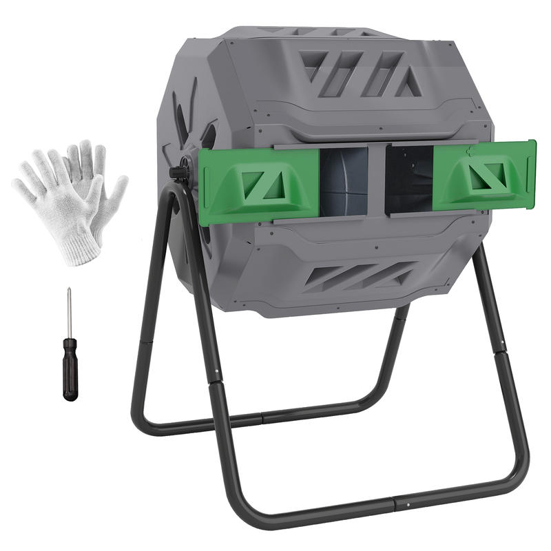 Outsunny Tumbling Compost Bin  - đánh giá và giá Compost Bin