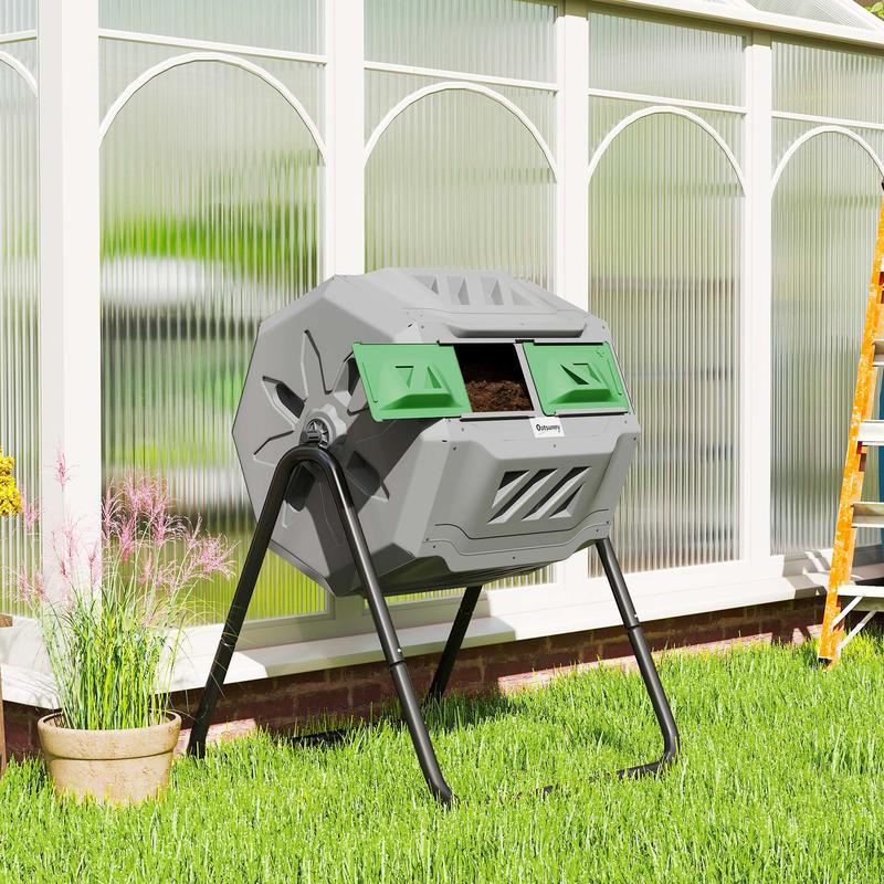 Outsunny Tumbling Compost Bin  - đánh giá và giá Compost Bin