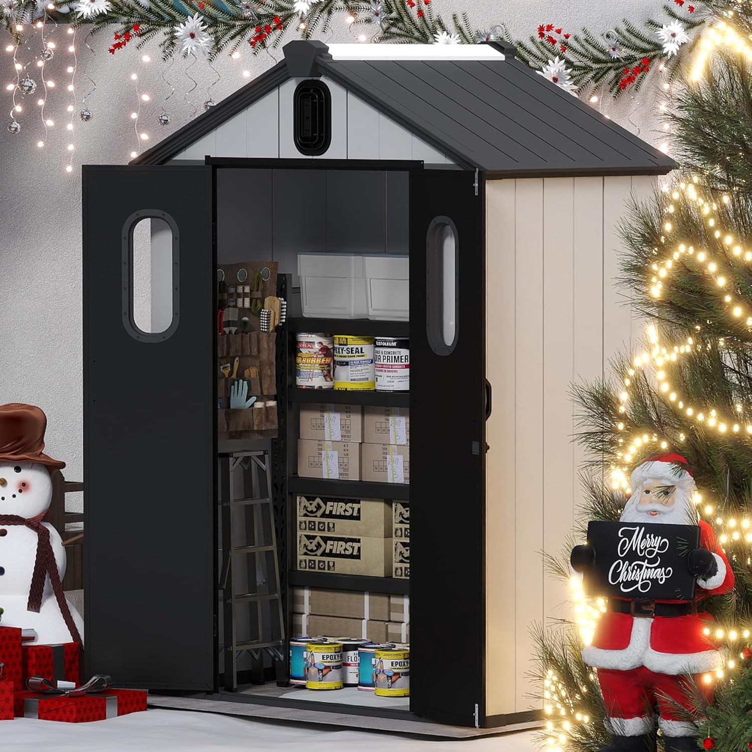 5x3 FT Resin Storage Shed All  - đánh giá và giá Gardening Tools