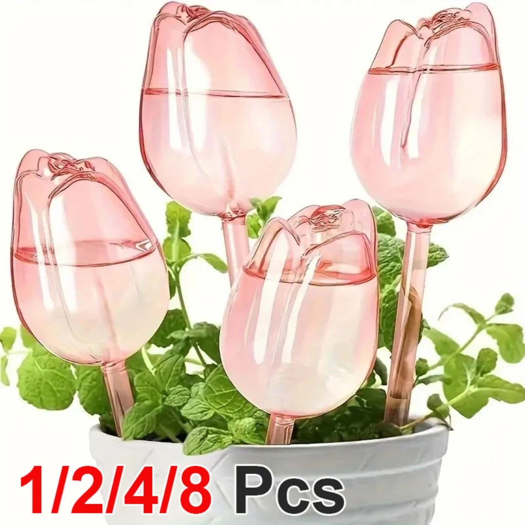 Pink Tulip Plant Watering Ball - đánh giá và giá Gardening Tools Pink
