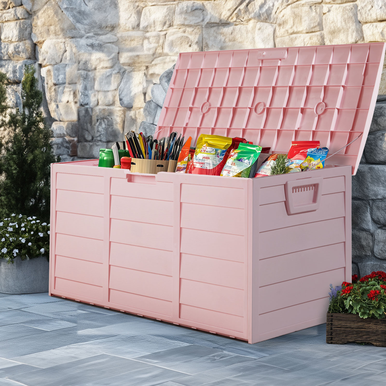 Light Pink 75Gal(280L) Patio O - đánh giá và giá Gardening Tools Pink