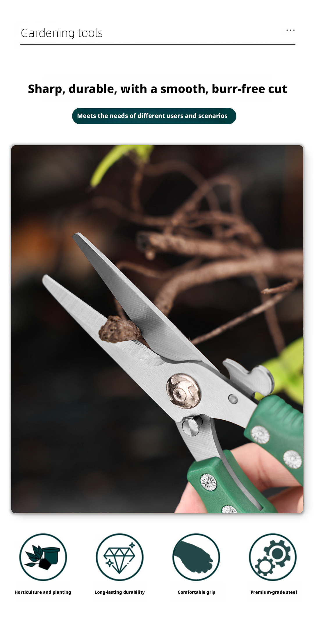 Garden Pruning Shears Stainles - đánh giá và giá Gardening Tools Knife