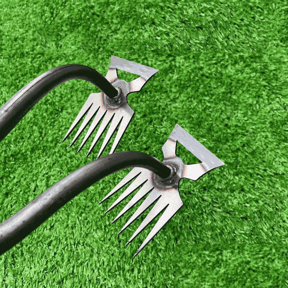 2 In 1 Garden Rake Manual Weed - đánh giá và giá Gardening Tools To Remove Grass