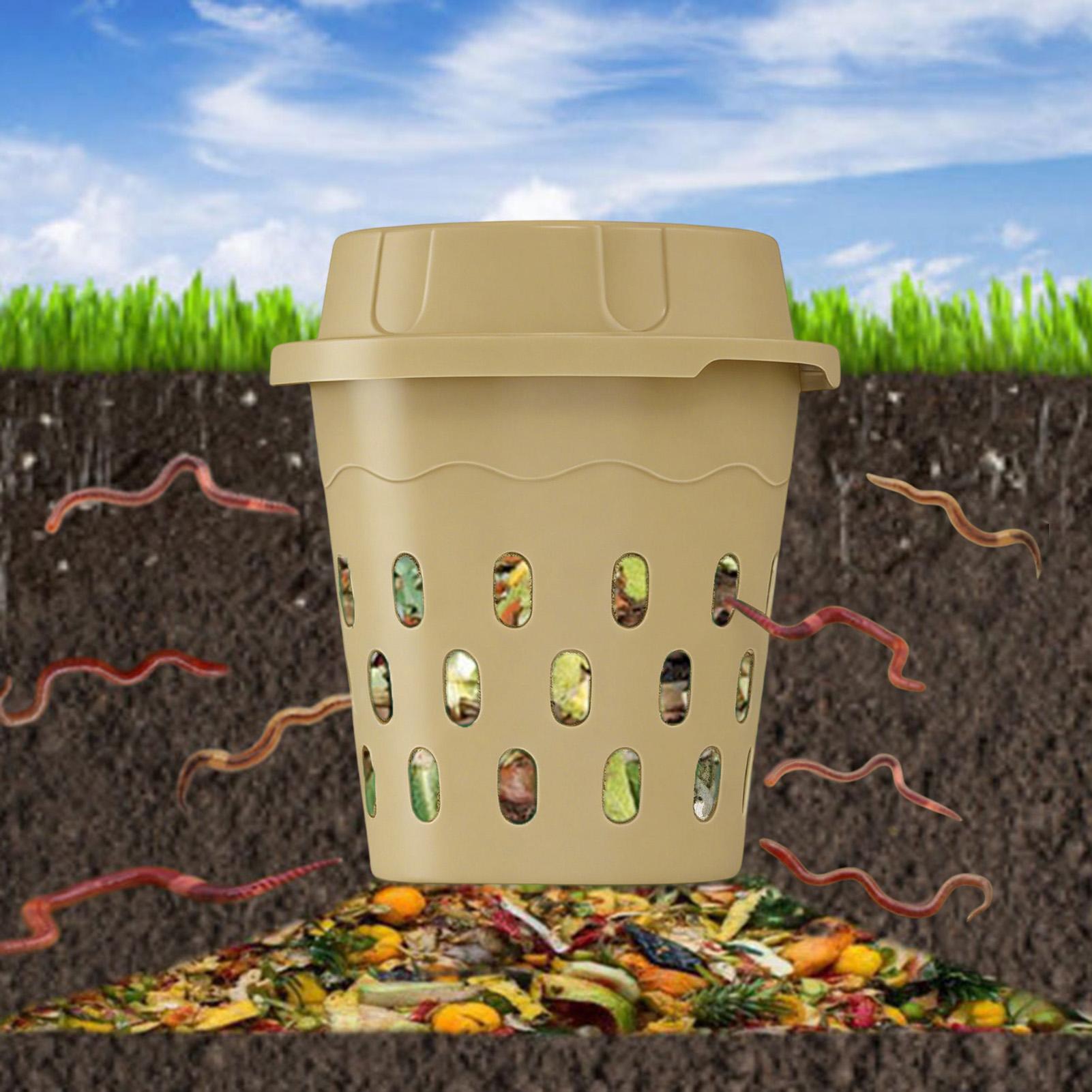 Inground Worm Composter With V - đánh giá và giá Compost Bin