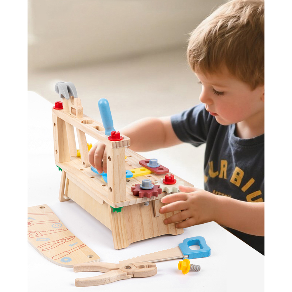 Wooden Tool Bench for Kids,Mon - đánh giá và giá Gardening Tools Toddler