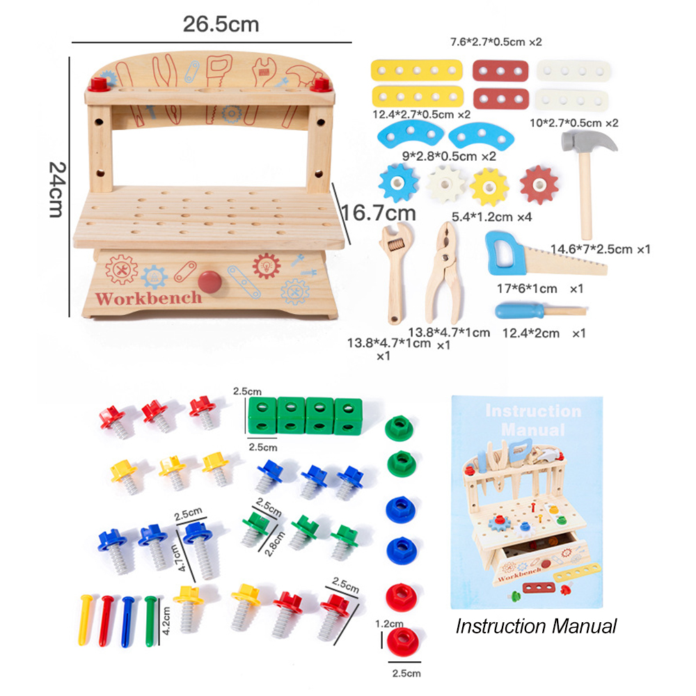 Wooden Tool Bench for Kids,Mon - đánh giá và giá Gardening Tools Toddler