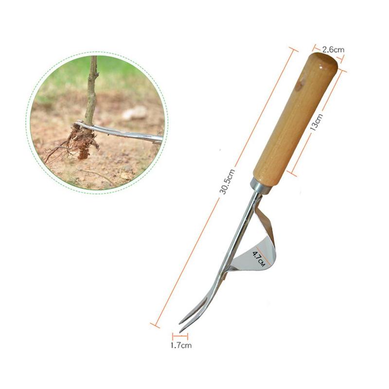 Steel Root Extractor Wooden Ha - đánh giá và giá Gardening Tools To Remove Grass