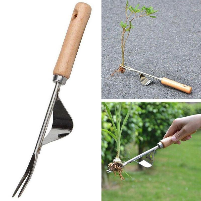 Steel Root Extractor Wooden Ha - đánh giá và giá Gardening Tools To Remove Grass