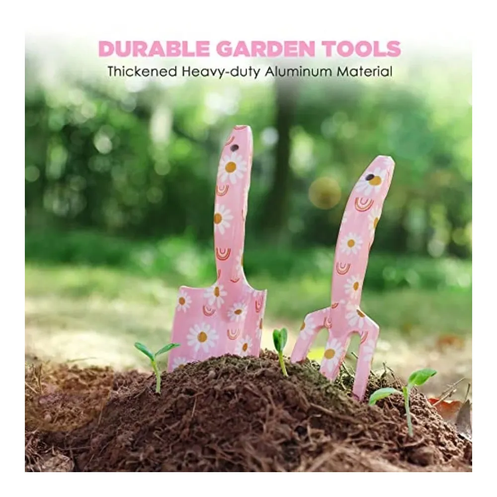 Aluminum Garden Tool Set 4PCS  - đánh giá và giá Gardening Tools Pink