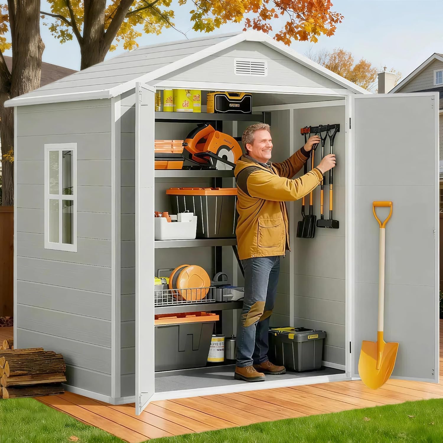 All-Weather Resin Outdoor Stor - đánh giá và giá Gardening Tools