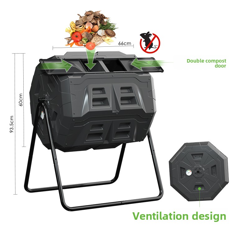 Home Garden Leaf Rotating Comp - đánh giá và giá Compost Bin