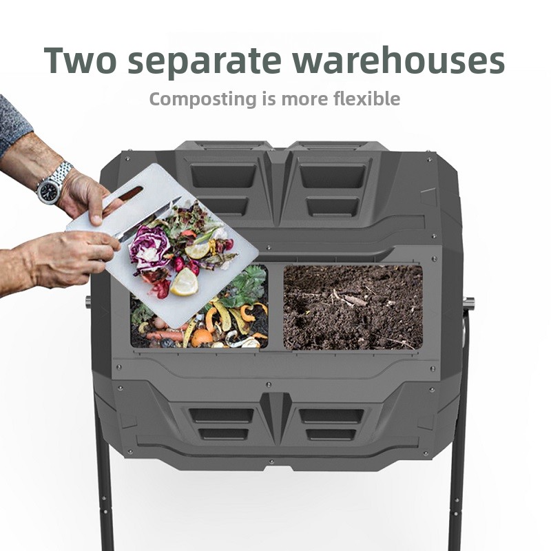 Home Garden Leaf Rotating Comp - đánh giá và giá Compost Bin