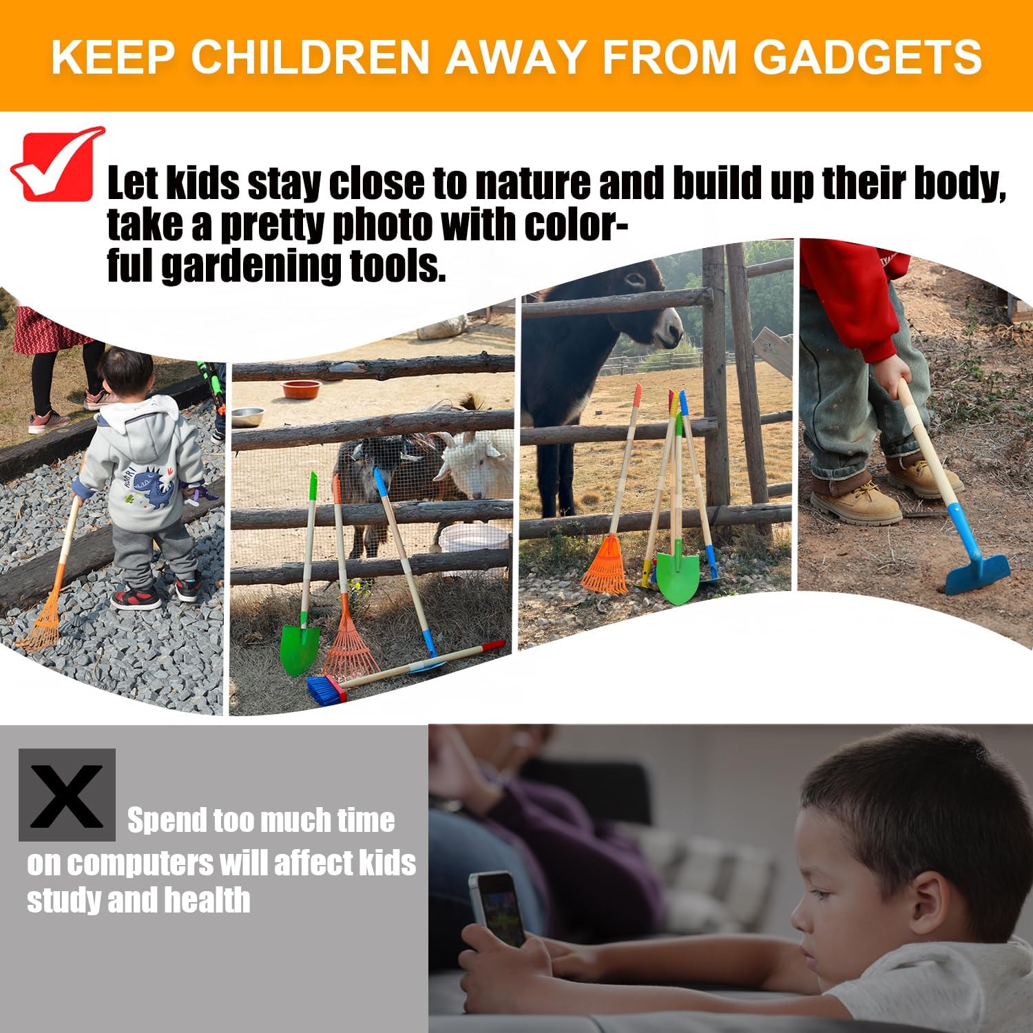 Toddler Gardening Tools, 8PCS  - đánh giá và giá Gardening Tools Toddler