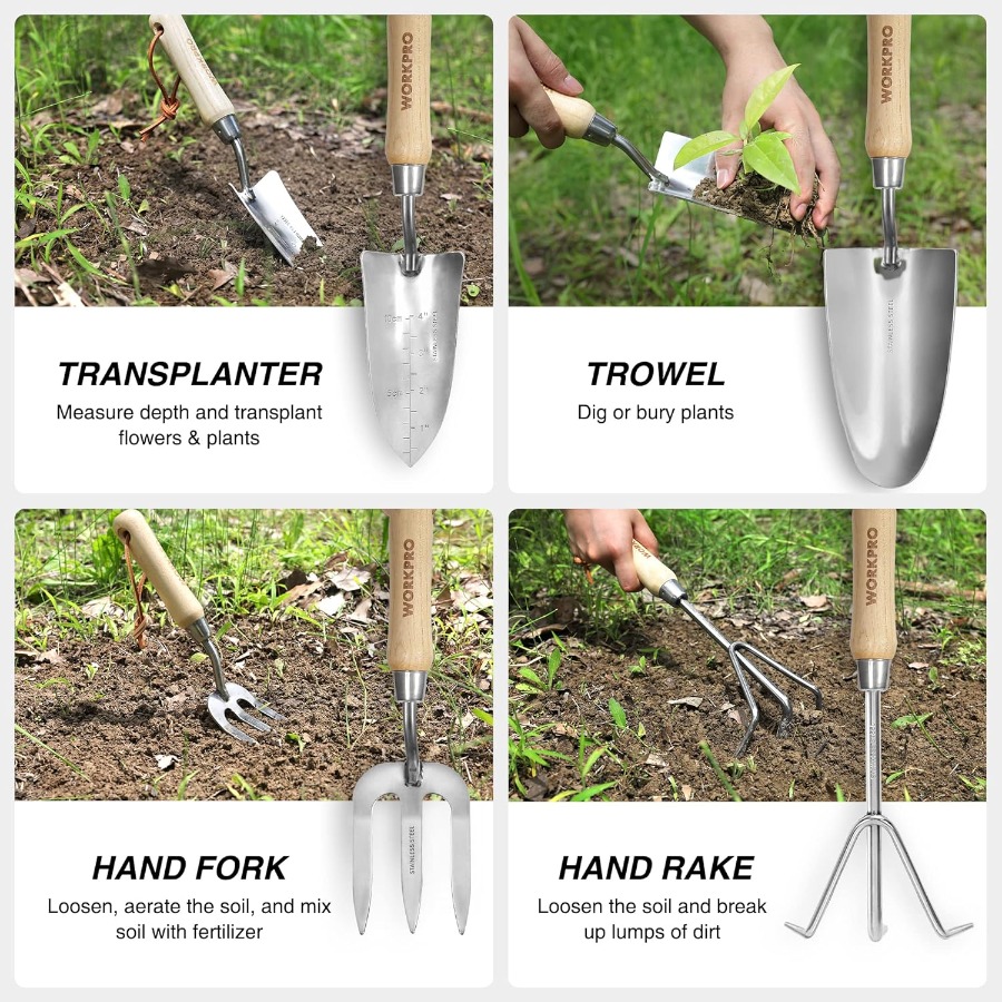 8 Piece Pink Garden Tool Set S - đánh giá và giá Gardening Tools Pink