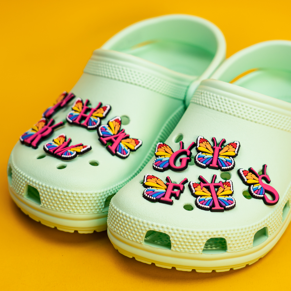 1pcs Colourful butterfly Shoe  - đánh giá và giá Gardening Tools Pink