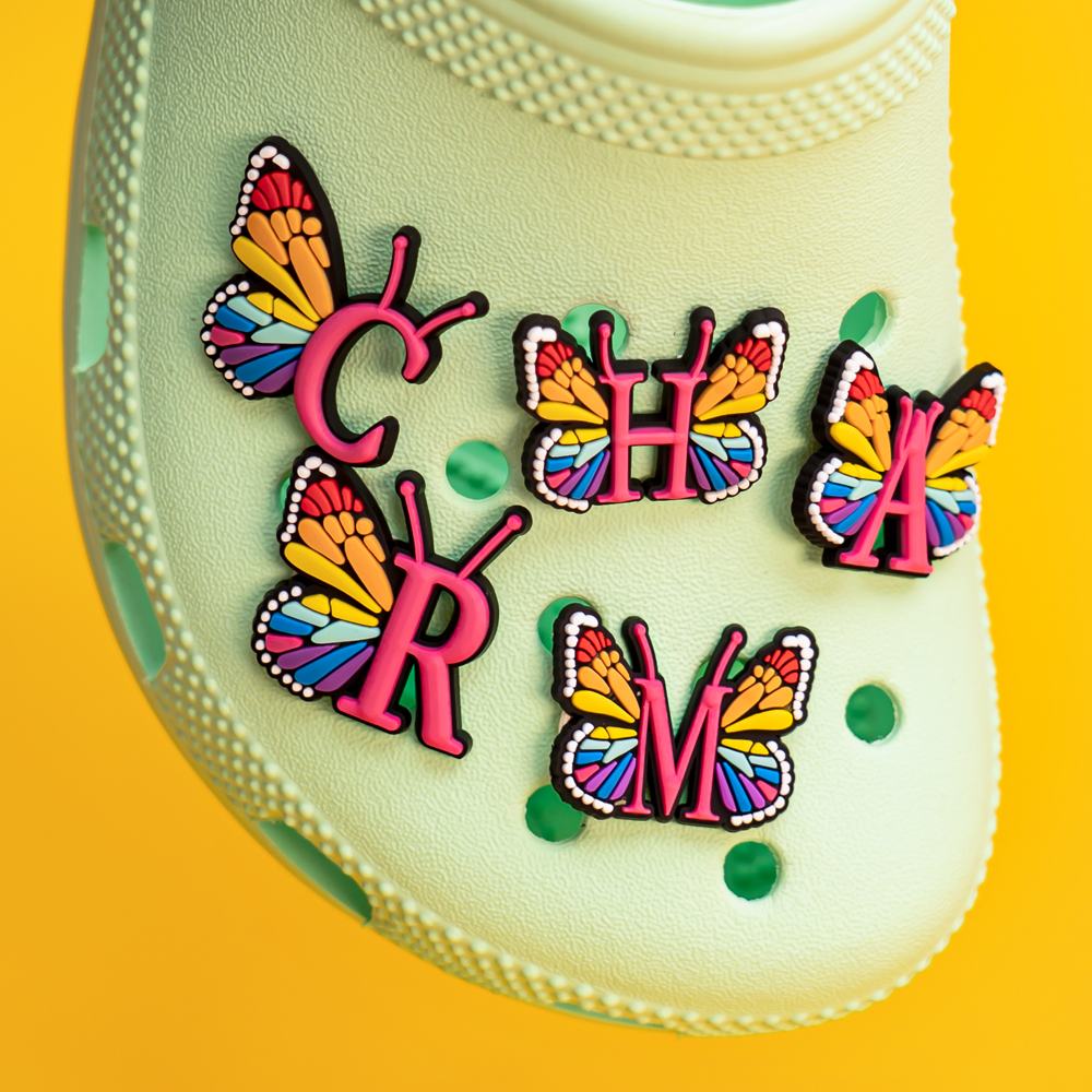 1pcs Colourful butterfly Shoe  - đánh giá và giá Gardening Tools Pink