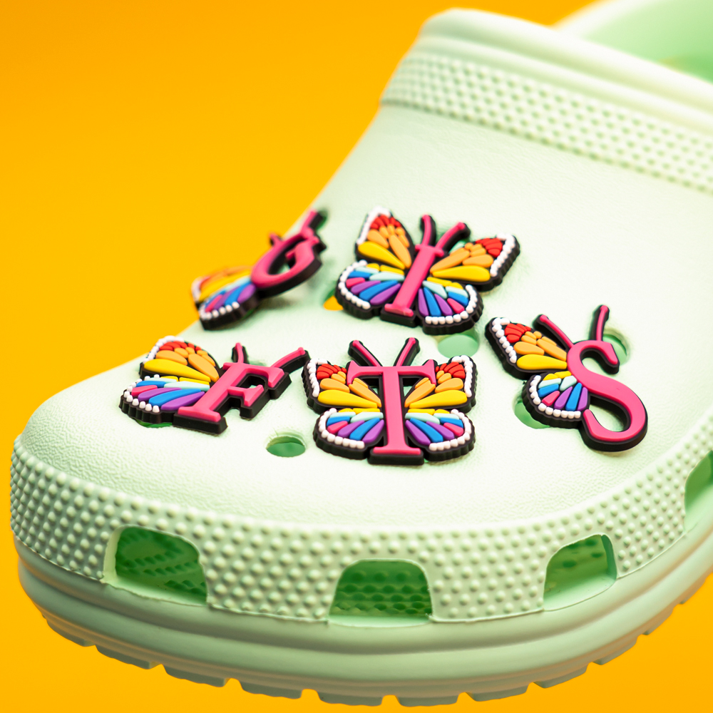 1pcs Colourful butterfly Shoe  - đánh giá và giá Gardening Tools Pink