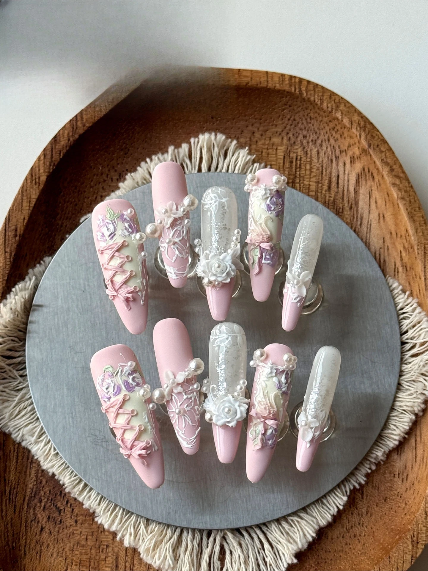 Nail Art Wearing Nail Three-di - đánh giá và giá Gardening Tools Pink