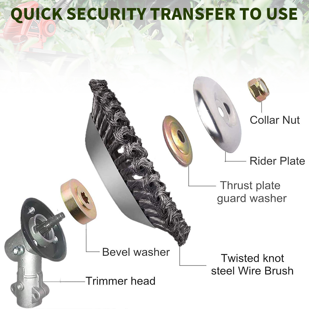 6/8 Inch Grass Trimmer Head De - đánh giá và giá Gardening Tools To Remove Grass