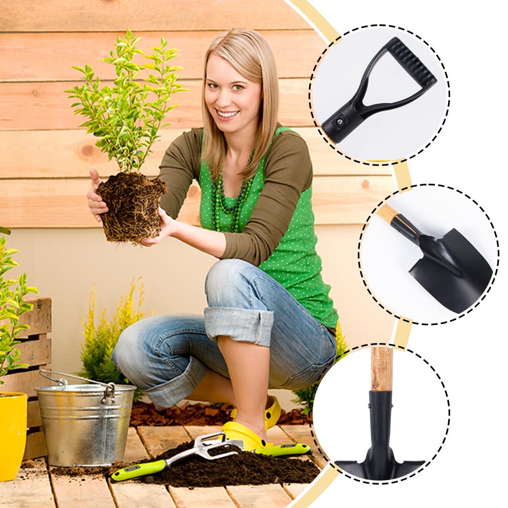 36cm Garden Shovel WIth Wooden - đánh giá và giá Gardening Tools Toddler