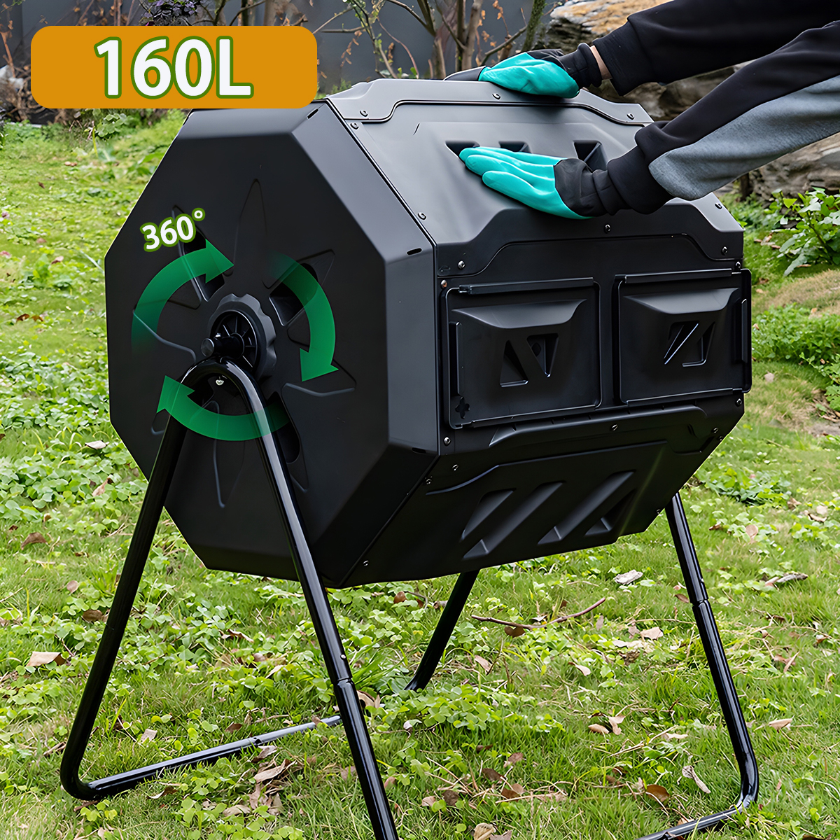 160L Courtyard Composting Bin  - đánh giá và giá Compost Bin
