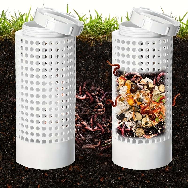 1pc Space-Saving PVC Earthworm - đánh giá và giá Compost Bin
